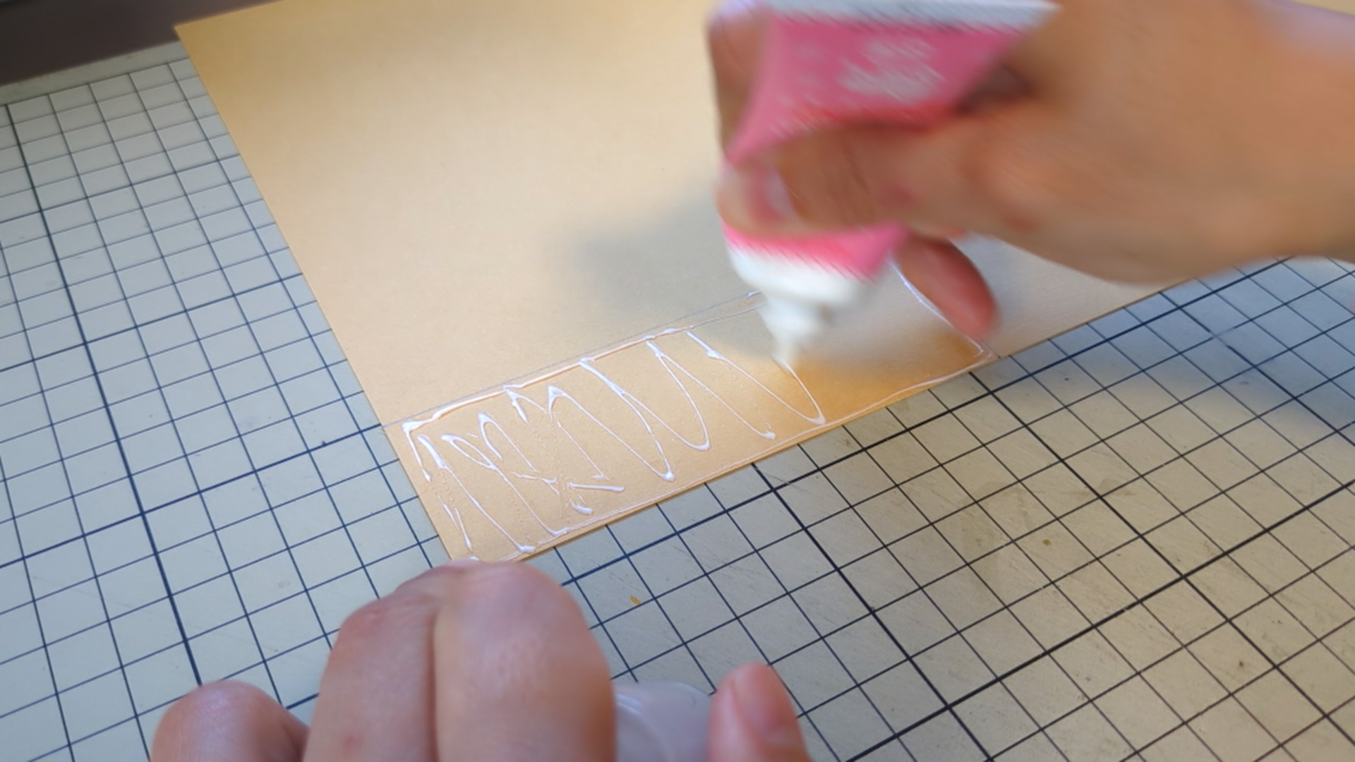 step3_02台紙に貼り付ける