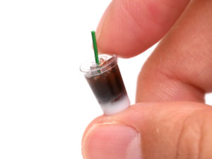 ミニチュアフードカフェラテの完成2