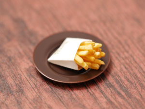 ミニチュアフライドポテトの完成1